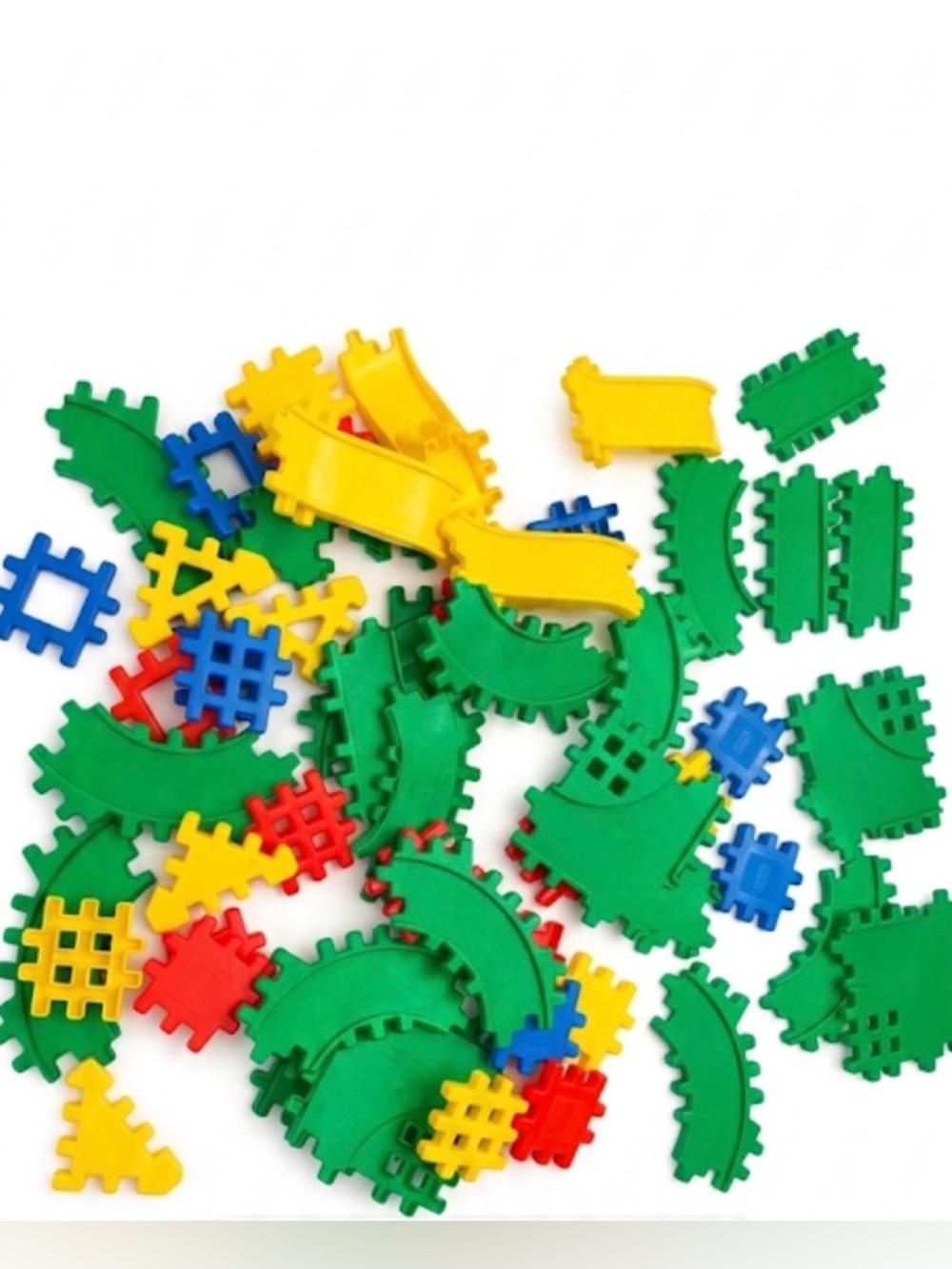 Little Tikes Wee Waffle Vintage Colourful Building Blocks Set 80s 90s Toy Tracks